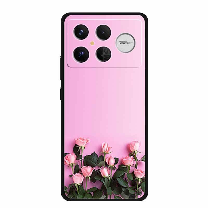 For Redmi K90 Pro Max Case Flowers Soft Silicone TPU Phone Cases for Xiaomi RedmiK90 Pro Max Shockproof Animals Protective Cover