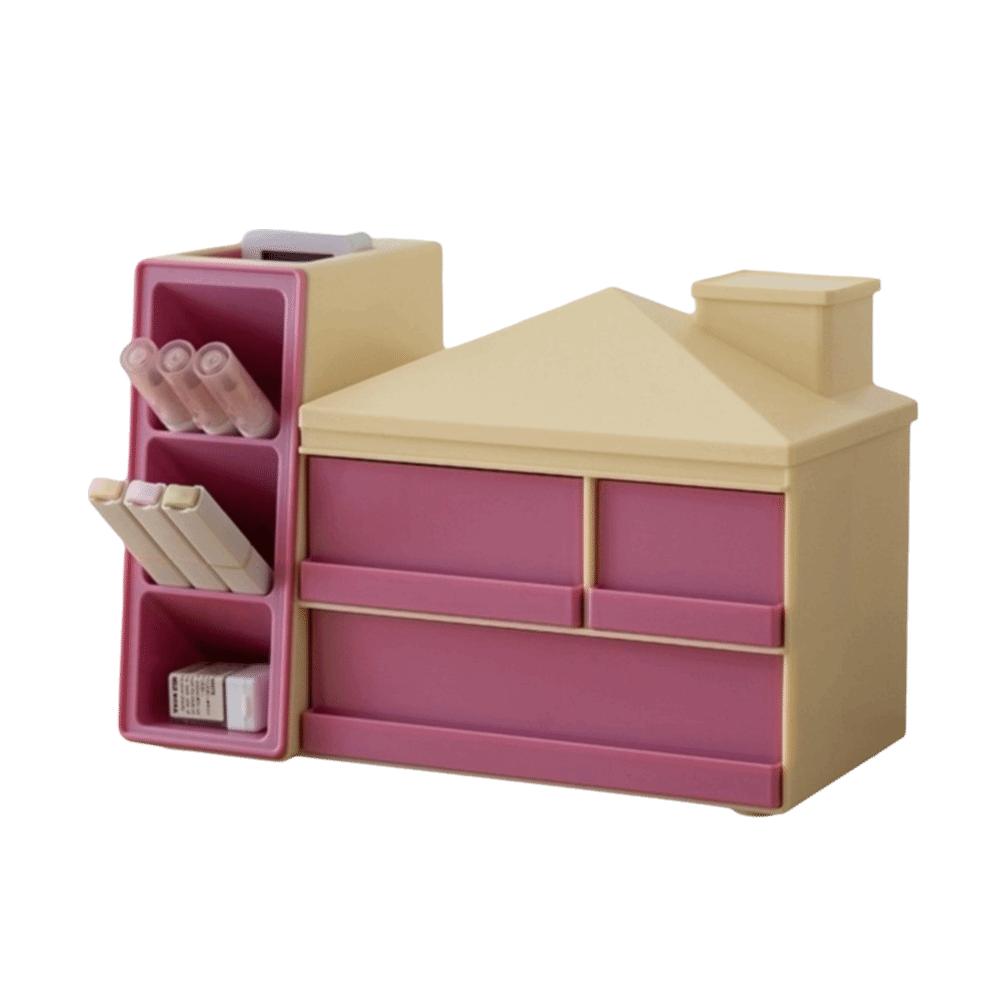 Large Capacity Desk Stationery Storage Box Desk Organizer Sundry Storage Rack  for School Office