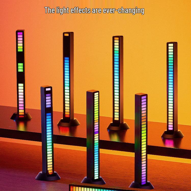 Sound-Activated RGB Rhythm Light: E-sports Desktop Speaker & Music Decoration