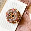 Mobile Phone Airbag Bracket Simulation Three-Dimensional Donut Back Paste Simple Niche Desktop Support Frame Paste Type Retractable