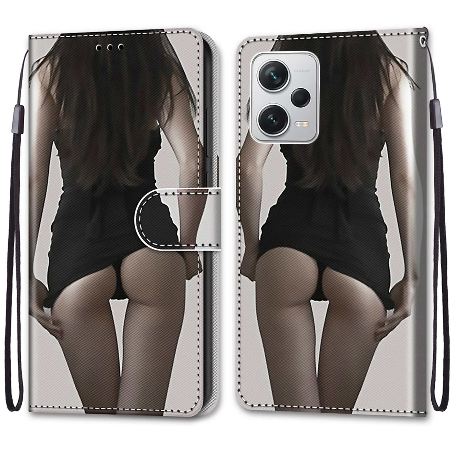 

Роскошный окрашенный кожаный чехол-кошелек в стиле книги, защитный чехол для Redmi Note14/Note13/Note12/Note11/Note10/Redmi Note 12S 11R 12R 8T 9S Redmi Note 9