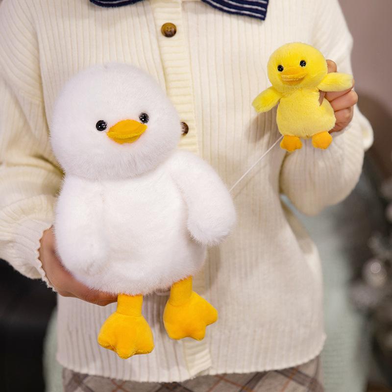 Cute Fun Mother And Son Puppy Duck Doll Plush Toy Fox Bunny Doll Children Soothing Rag Doll