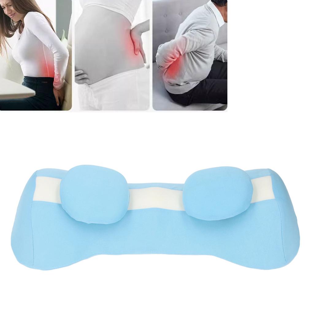 Lumbar Support Pillow for Sleeping Bed Waist Lower Back Support Pillow with 2pcs Accessories