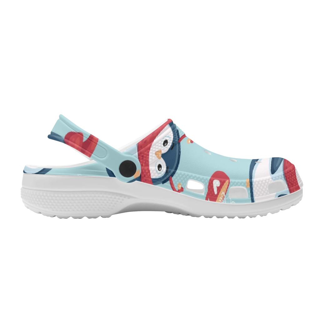 Women Men Trendy Printed EVA Casual Clogs Flexible Lightweight Slip On Soft Shoes Lightweight Summer Sandals Everyday Wear