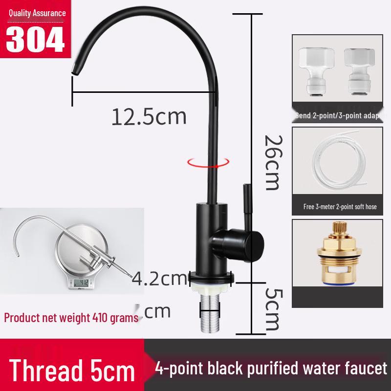 Stainless Steel Kitchen Faucet for Water Purifiers
