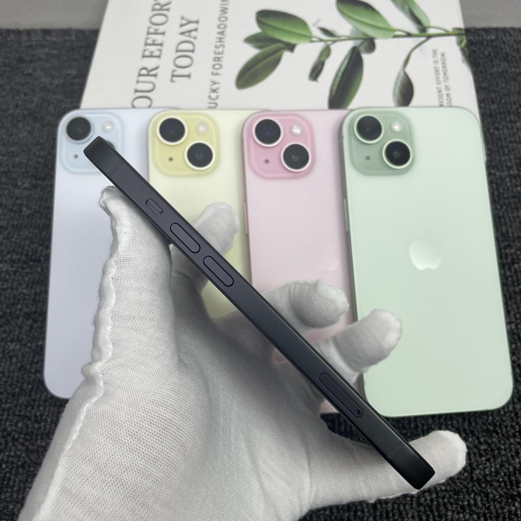 Refurbished Apple iPhone 15 Smartphone with Nano-SIM+eSIM