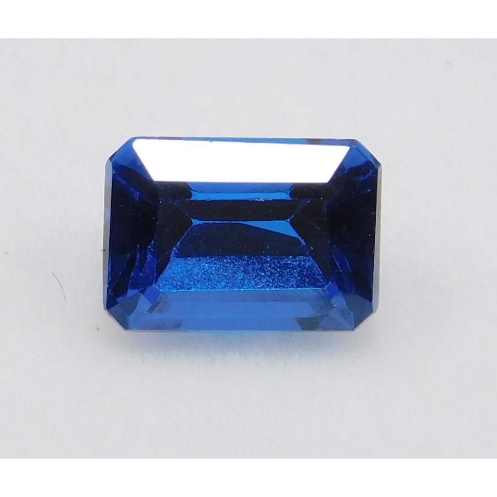 Natural Ring Size Sapphire Blue Emerald Shape 2 Ct Certified Loose Gemstones A-1971