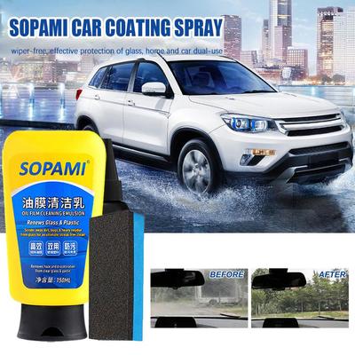 Sopami Bil Coating Spraymaling Coat Hydrofob Polering Produkt Bil Polering Vask Vandfri Pleje Bil Renoveringsvoks Beskyttelse