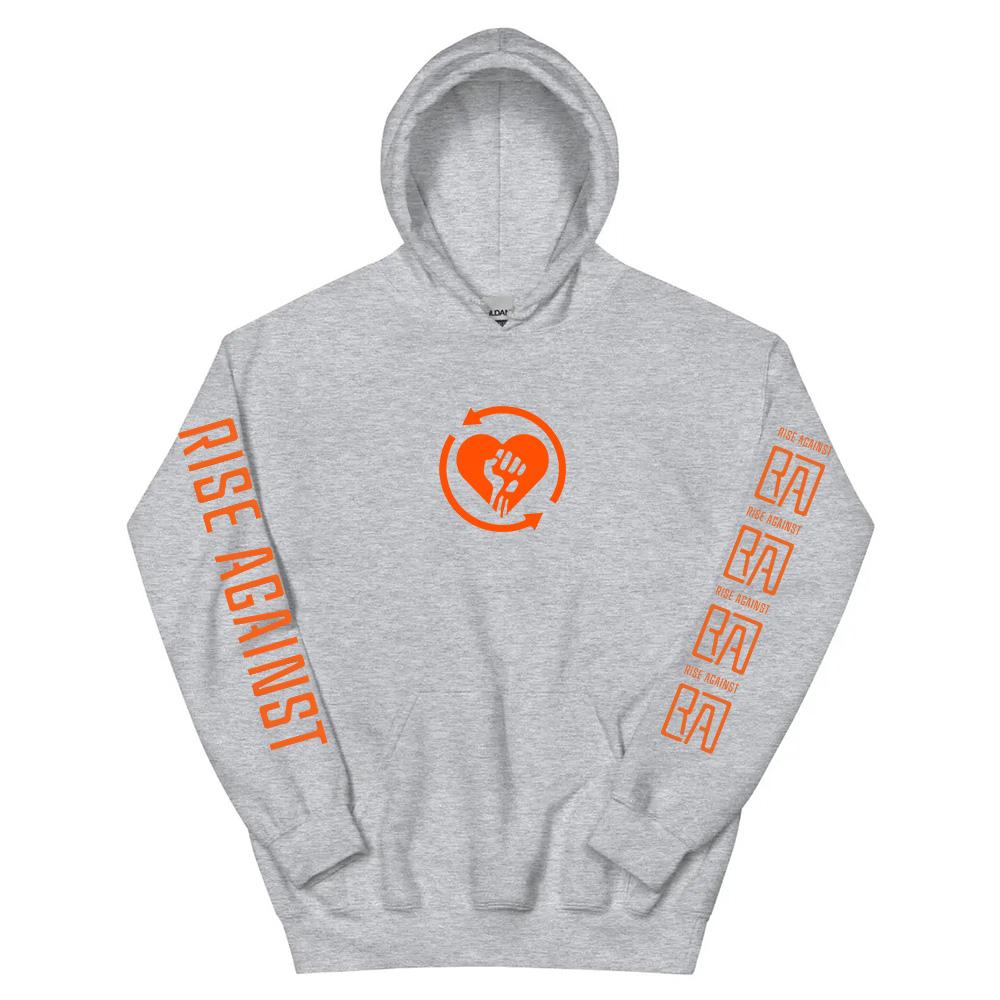 2025 Heartfist RA Printing Hoodies RISE AGAINST RICOCHET Album Sweatshirt Langarm Tasche Unisex Streetwear Herrenbekleidung Top