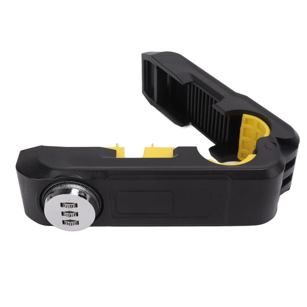 Bike Safety Padlock Universal Electric Bike Grip Lock Bike Handlebar Brake Lever Combination Lock Black