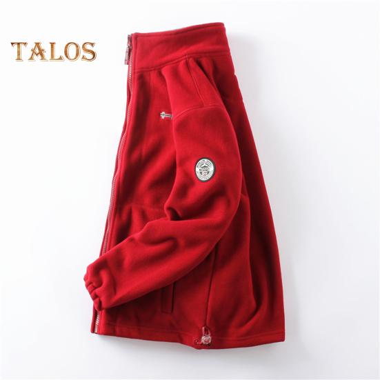 Herren Mantel Revers Langarm Doppelseitiger Polarfleece Mantel mit Taschen Herbst Winter Einfarbig Lässige Oberbekleidung