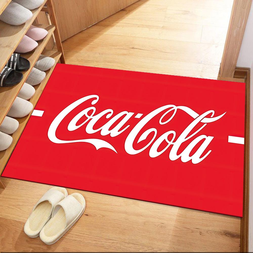 Coca-cola Classic Bottle Cap Square Rugs Are a Great Choice for Living Rooms, Bedrooms, Home Décor, and As Gifts.