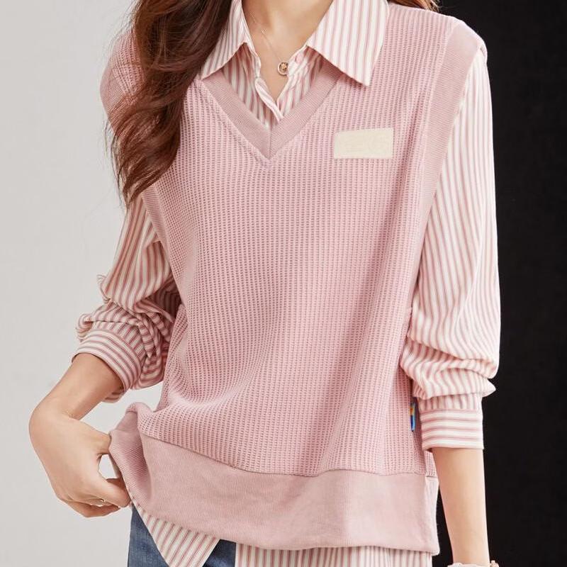 La Chapelle Urban Faux Two-Piece Sweatshirt