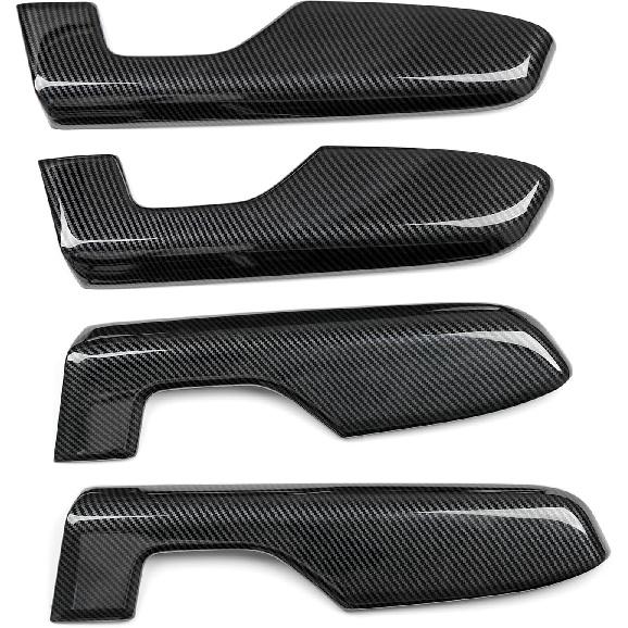Car Inner Door Handle Armrest Cover Decals for Honda CR-V  2024 Accessories CRV ABS Carbon Fiber Interior Stickers