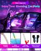 DUOFU365 Car LED Tape Light, Footlight, Car Ambient Light, Underfoot Lighting, Full Color, Interior
