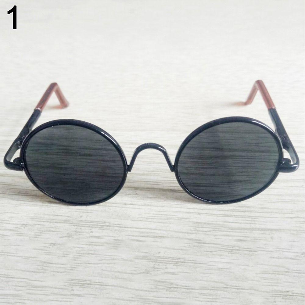 

Аксессуары для 1/31/4 BJD Очки Одежда Для кукол 15~20 см Милые круглые оправы Плюшевые кукольные очки 1