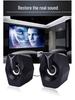 2.0 Luminous RGB Gaming Speakers, Seven-Color Computer Esports Speakers
