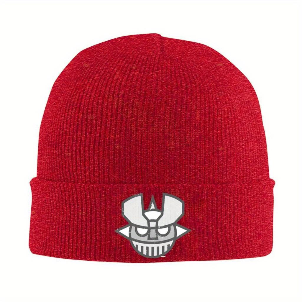Mazinger Z Bubble Knitted Hat Beanie Autumn Winter Hats Warm Hip-hop Caps for Men Women
