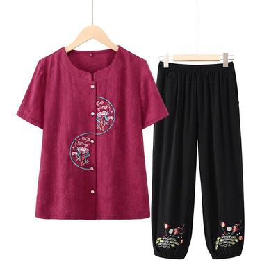 Datang Lady Pure Cotton T-shirt & Shirt Set