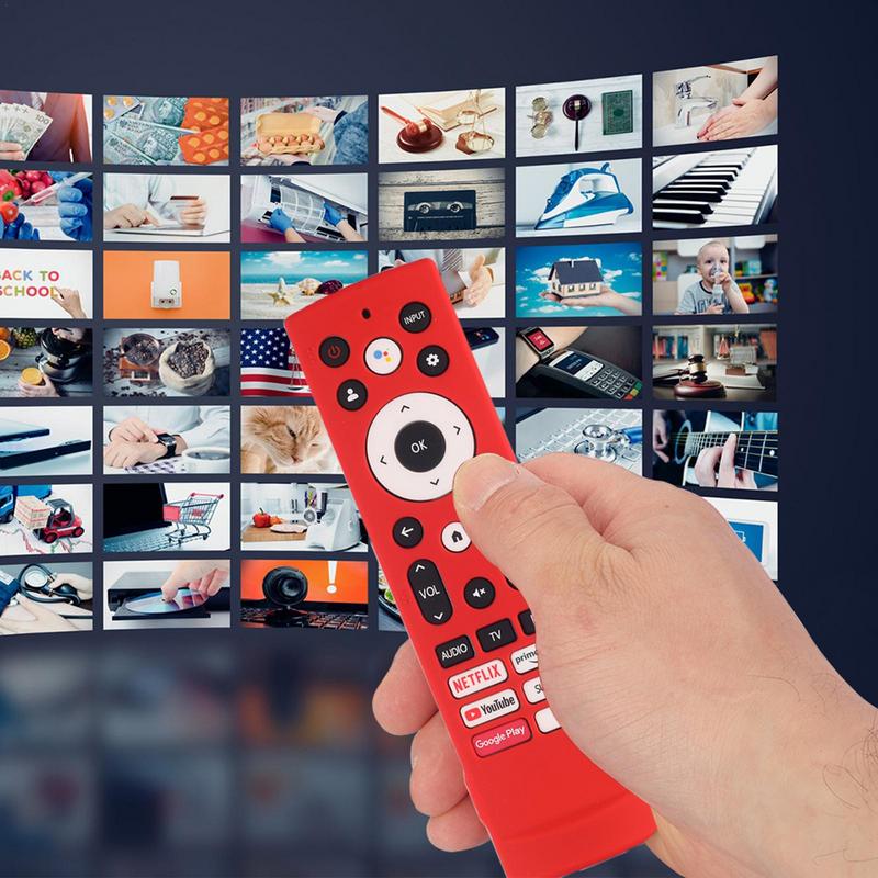 Silikon-Fernbedienungsgehäuse für Hisense ERF3V90H Schutzhülle Stoßfest Langlebige Fernbedienungsschale für Hisense ERF3V90H