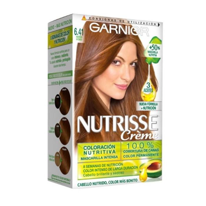 

Garnier Nutrisse Creme Nourishing Color 6.41 Насыщенный коричневый
