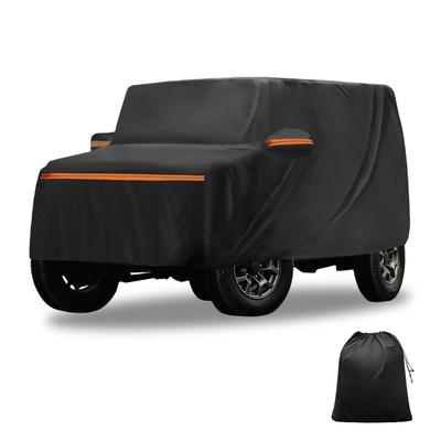 X AUTOHAUX Car Body Cover for Mitsubishi Delica Mini New Waterproof Fabric Structure Lightweight Easy for Women To Use Fleece Lined Protects Paint