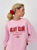 Super Oversized T-Shirt with Lettering Print
