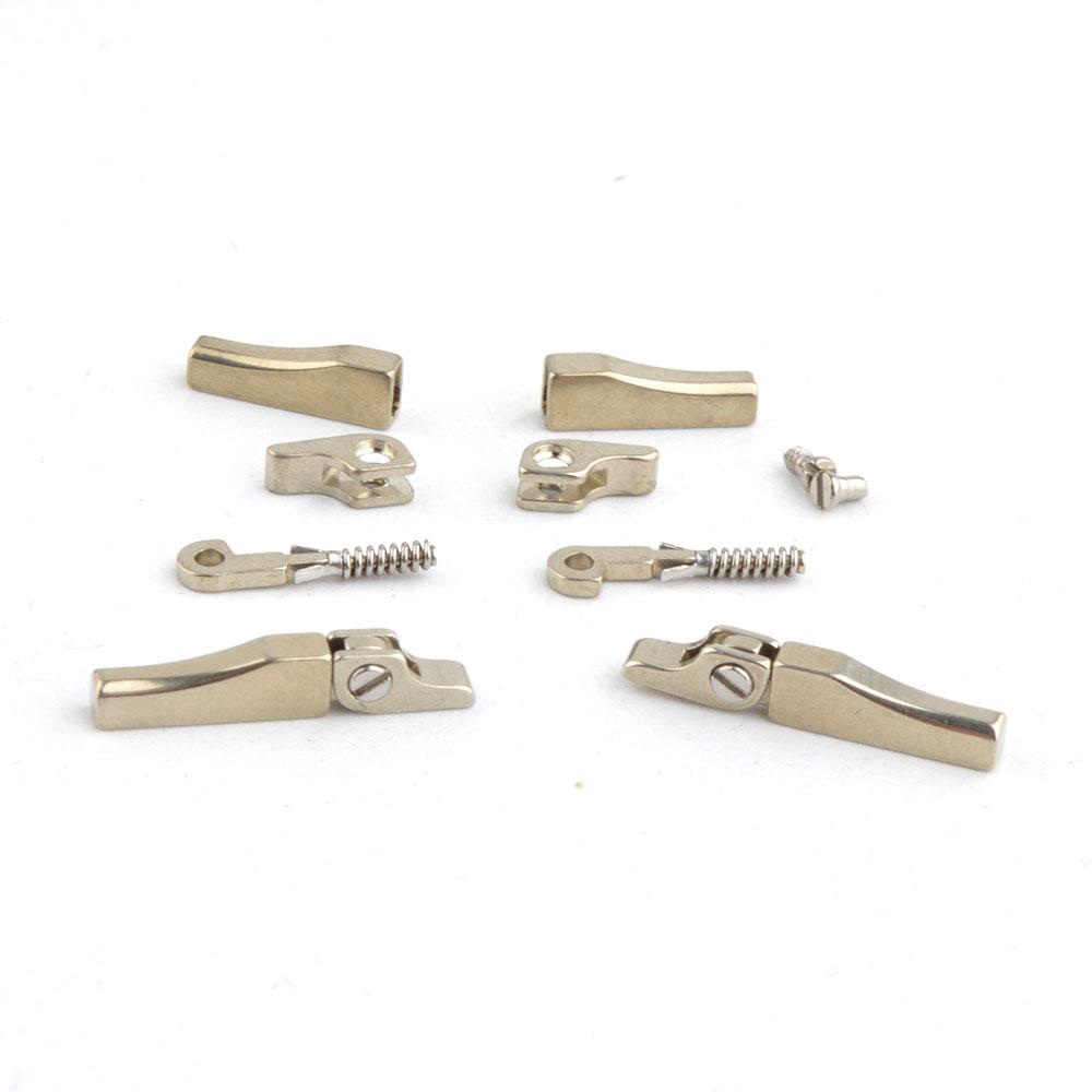 1 set Cerniera a molla per occhiali larghezza 2,3 mm Con astuccio Occhiali Facilmente installabile Cerniera flessibile Parte di ricambio per molla rotta