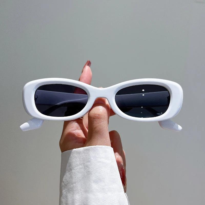 Small Oval Sunglasses for Women Fashion Gradient Vintage Trendy Sun Glasses Luxury Brand Designer Shades Eyewear Gafas De Sol