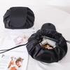 Women Drawstring Cosmetic Bag Travel Storage Makeup Bag Portable Waterproof Toiletry Case