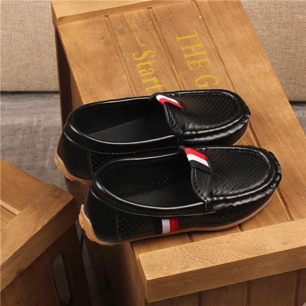 

Jgshowkito Boys Shoes Fashion Soft Flat Loafers For Toddler Boy Big Kids Sneakers Children Flats Breathable Moccasin Cutouts 21