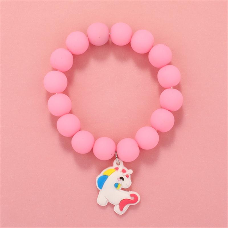 Makersland Cute Popcorn Beads Bracelet Friendship Glass Bracelets For Girls Star Moon Cloud Flower Zircon Accessories Wholesale