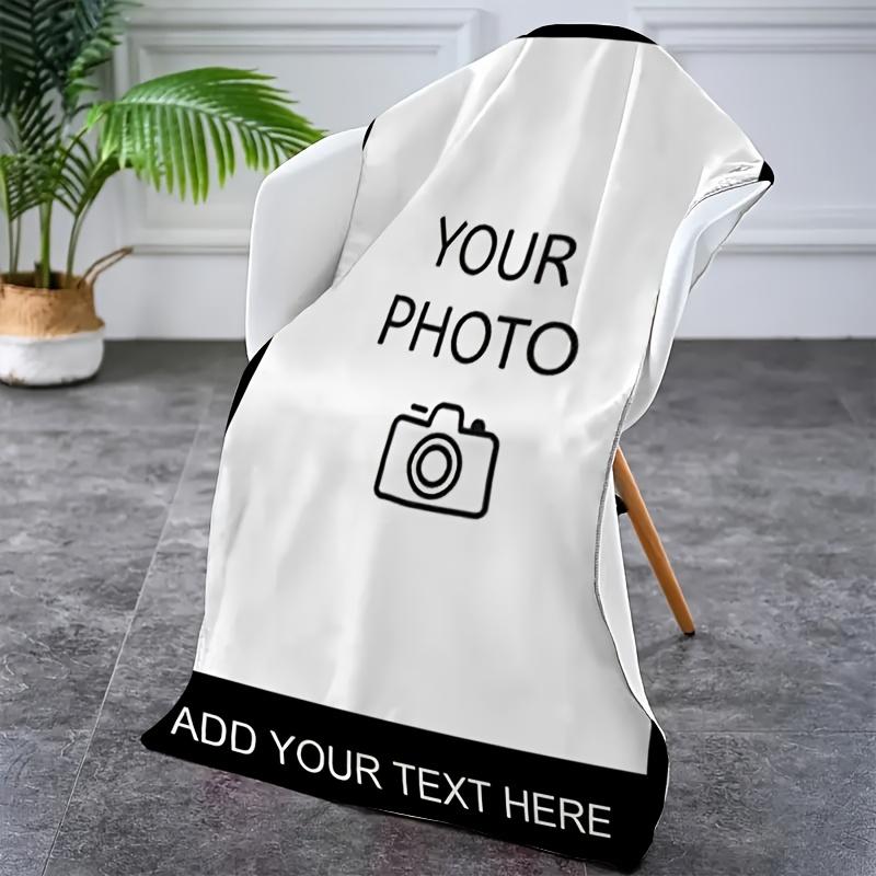 Personalisiertes Strandtuch Benutzerdefiniertes Foto Name/Logo/Wort Übergroßes Mikrofaserhandtuch Hochzeitsfeier Souvenir für Strand Schwimmen Bad