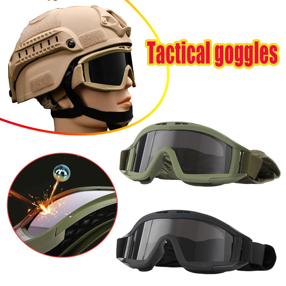 Russian Ballistic Shooting Glasses Military Tactical Goggles Anti Impact Airsoft Paintball CS Game Protective Gear Men Army Fans