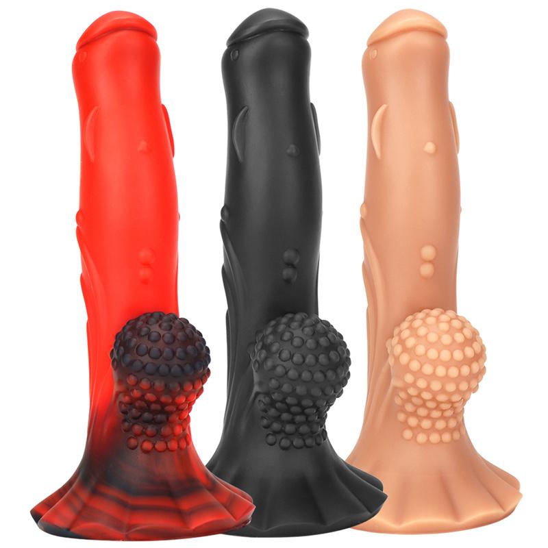 Anal Plug for Women with Soft and Special-shaped G-spot Stimulation Anal Expansion Anal Silicone Penis Simulation Dildo