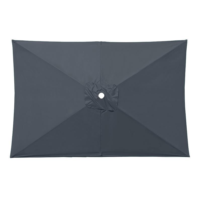 Outdoor Rectangular Parasol Cloth Garden Patio Sunshade Rainproof Sun Umbrella Replacement Cloth Heavy Duty Replacement Canopy