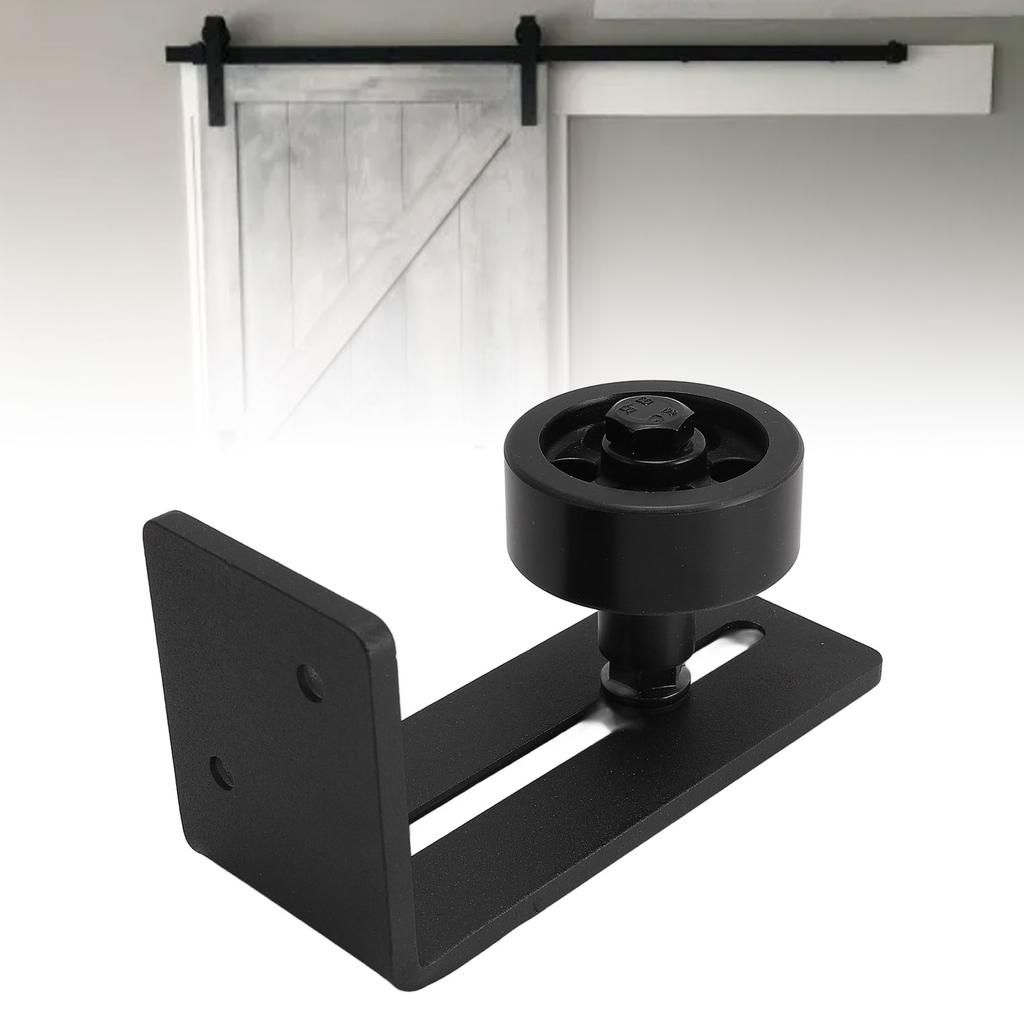 Ușă glisantă de hambar Ghid de jos pentru podea Sistem de montare pe perete cu role reglabilă Oțel carbon silențios