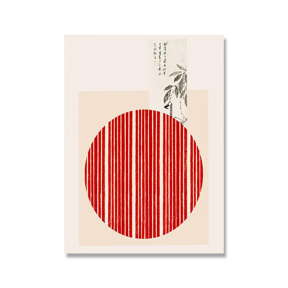 

Винтажный японский пейзажный постер с принтом, минималистичный аниме-кимоно, художественная картина на холсте, настенная картина для гостиной, восточный домашний декор 21x30cm No Framed