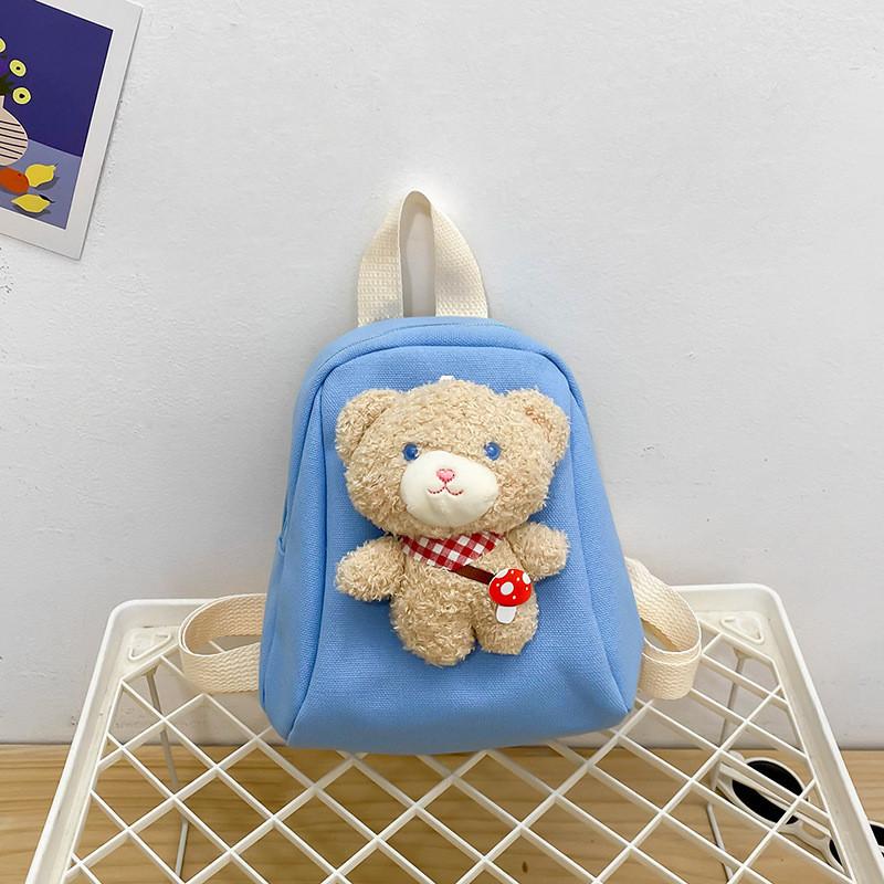 Stylish And Fun Childrens Backpack Lightweight Canvas Material With Animal Patterns