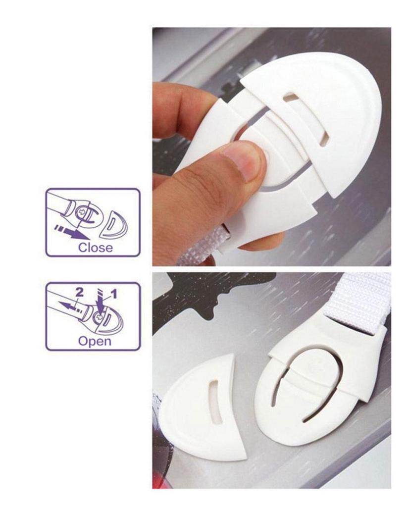 10 Pcs/Lot Plastic Child Lock Drawer Door Cabinet Cupboard Toilet Safety Locks Kids Safety Plastic Locks for Children Protection