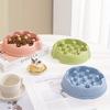 Cat Slow Feeder Bowl Donut Shaped Anti Choking Puzzle Pet Food Bowl Non Slip Portable for Small Dogs Cats