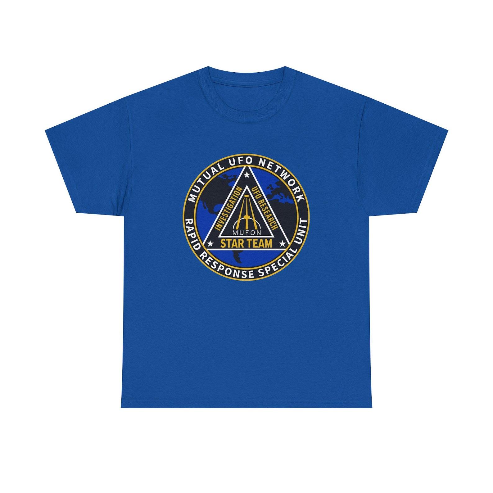 MUFON Star Team T-Shirt: Mutual UFO Network Rapid Response Special Unit Investigation 2XL