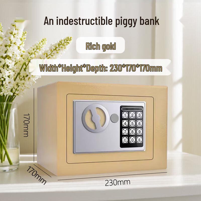 Dediao All-Steel Home Fingerprint Safe