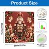 DIY Framed Pearl Painting Kit with Christmas Nutcracker and Angels Pattern 5D Sparkling Bead Art Canvas Ready to Display Holiday Home Decor Gift Idea