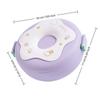 Plastic Lunch Storage Container 3 Compartments Food Container Compartment Lunch Box  For Travel
