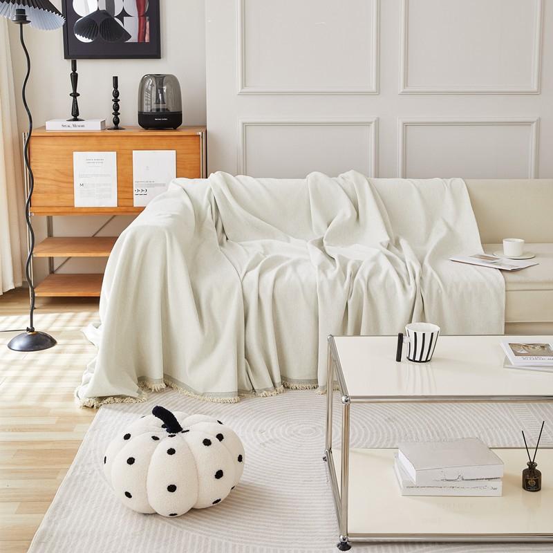 Chenille Sofa Towel Full-Cover Sofa Cushion Cover Cloth Slipcover Double-Sided Modern Simple Cover Cover Four Seasons Universal