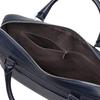 Pelle Morbida Briefcase Genuine Leather Capitano Embossed Leather Navy PMO-CA201 Men's PM-CA201-NV