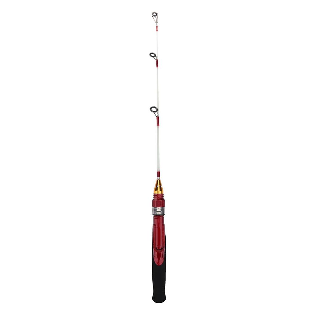 50cm Lightweight Mini 2 Sections Winter Ice Solid Fishing Shrimp Rod Pole