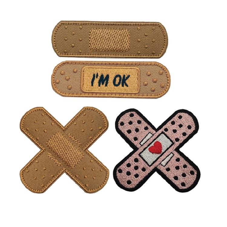 Decorative Sew On Fabric Patches Washable Embroidery Cloth Appliques For Jackets Backpacks Clothing Embellishments