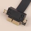 Pcie 3.0 X1 Riser Cable 90° Right Angle Extension Cable High-Speed Pci Express 1X Riser Card Ribbon Extender